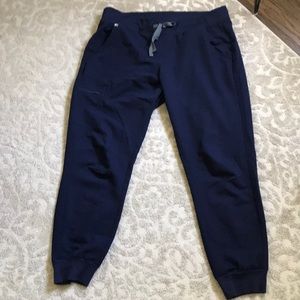 Figs Zamora Pants in Navy Blue Sz L/T Large Tall